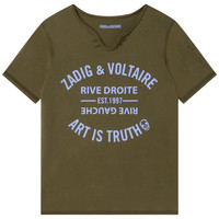Abbigliamento Bambino T-shirt maniche corte Zadig & Voltaire X25336-64E Kaki