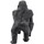 Casa Statuette e figurine Signes Grimalt Figura Gorilla Walk. Nero