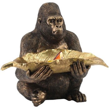 Casa Statuette e figurine Signes Grimalt Gorilla Figura Con Foglia Oro