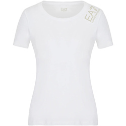 Abbigliamento Donna T-shirt maniche corte Ea7 Emporio Armani 3LTT06 TJCRZ Bianco