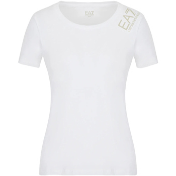 Abbigliamento Donna T-shirt maniche corte Ea7 Emporio Armani 3LTT06 TJCRZ Bianco