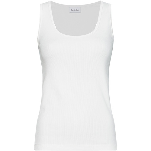 Abbigliamento Donna Top / T-shirt senza maniche Calvin Klein Jeans K20K203670 Bianco