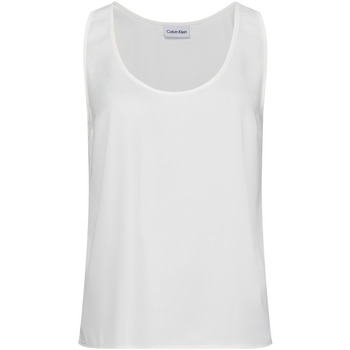 Abbigliamento Donna Top / T-shirt senza maniche Calvin Klein Jeans K20K203795 Bianco