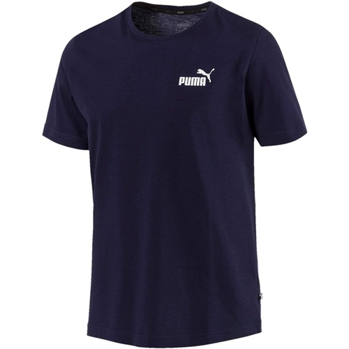 Abbigliamento Uomo T-shirts a maniche lunghe Puma ESS Blu
