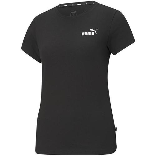 Abbigliamento Donna T-shirts a maniche lunghe Puma ESS Nero