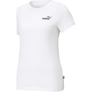 Abbigliamento Donna T-shirts a maniche lunghe Puma ESS Bianco