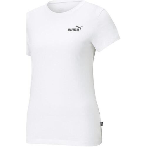 Abbigliamento Donna T-shirts a maniche lunghe Puma ESS Bianco