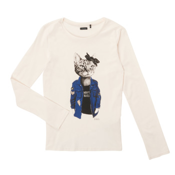Abbigliamento Bambina T-shirts a maniche lunghe Ikks XV10332 Bianco