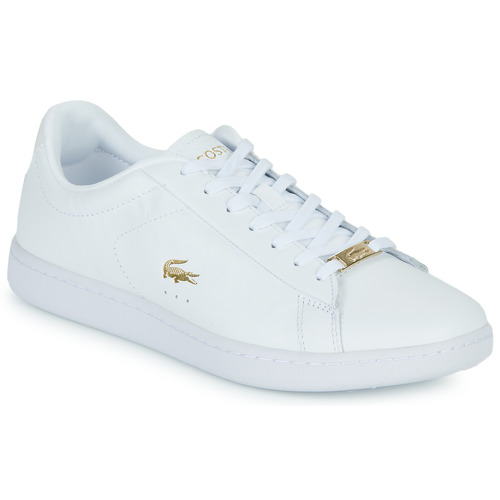Scarpe Donna Sneakers basse Lacoste CARNABY Bianco / Oro