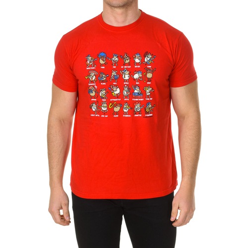 Abbigliamento Uomo T-shirt maniche corte Kukuxumusu MUSIC-RED Rosso