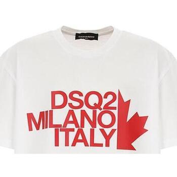 Abbigliamento Bambino T-shirt & Polo Dsquared ./ROSSO Bianco