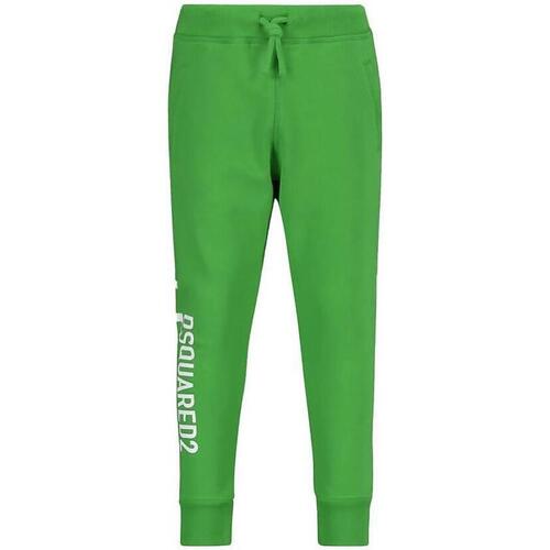 Abbigliamento Bambino Pantaloni Dsquared PANTAFELPA. Verde