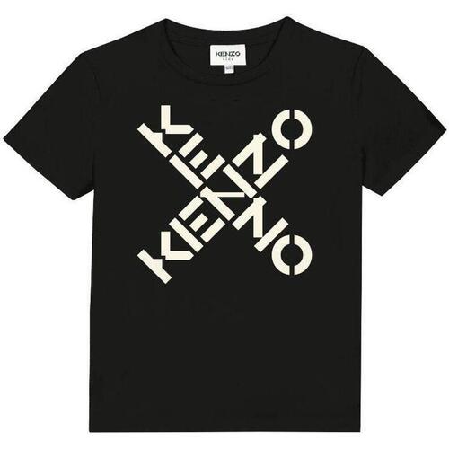 Abbigliamento Bambino T-shirt & Polo Kenzo 09P Nero