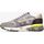 Scarpe Uomo Sneakers Premiata MICK 5691-GREY/BRO/YELL Grigio