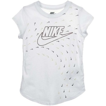 Abbigliamento Unisex bambino T-shirt maniche corte Nike T-shirt Bambina Futura Swoosh Glide Bianco