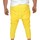 Abbigliamento Uomo Jeans Malu Shoes Jeans slim fit color giallo, schizzi di colore nero chiusura co Giallo
