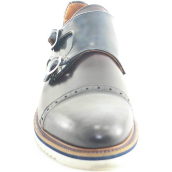 Scarpe Uomo Derby & Richelieu Malu Shoes scarpe uomo classico sportivo doppia fibbia vera pelle traforat Multicolore