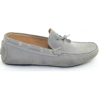 Image of Scarpe Malu Shoes Scarpe mocassino car shoes uomo grigio chiaro comfort man casual made