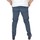 Abbigliamento Uomo Pantaloni Malu Shoes Pantaloni blu\grigio cotone, Skinny Fit con tasca americana . C Multicolore