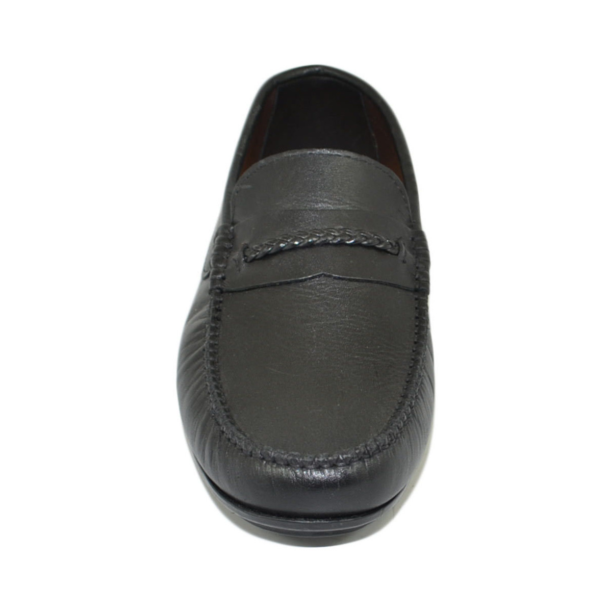 Scarpe Uomo Mocassini Malu Shoes Mocassino car shoes uomo nero comfort  casual made in italy in Nero
