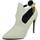 Scarpe Donna Tronchetti Malu Shoes Scarpe donna tronchetto bianco a punta con il tacco a spillo e Bianco