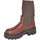 Scarpe Donna Stivaletti Malu Shoes Stivaletto donna combat boots cuoio marrone calzino e catena ac Multicolore