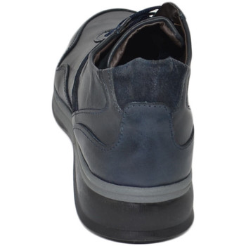 Scarpe Uomo Sneakers Malu Shoes Scarpe uomo polacchino comfort passeggio eleganti blu scuro mad Blu