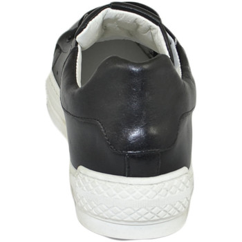 Scarpe Uomo Sneakers basse Malu Shoes Custom 511 sneakers bicolore uomo in vera di nappa nero con dop Nero