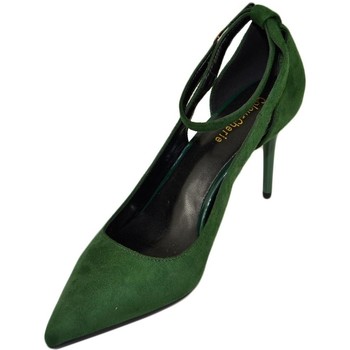 Scarpe Donna Décolleté Malu Shoes Scarpe donna decollete a punta elegante camoscio verde bosco ta Verde