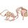 Scarpe Donna Sandali Malu Shoes Sandali stivale donna rosa cipria tacco alto spillo alla schiav Beige