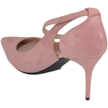 Scarpe Donna Décolleté Malu Shoes Scarpe donna decollete a punta elegante camoscio rosa tacco a s Rosa