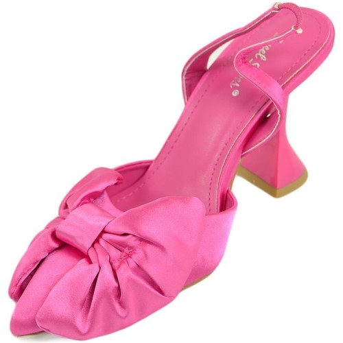 Scarpe Donna Décolleté Malu Shoes Scarpe decollete mules donna elegante punta in raso fucsia tacc Multicolore