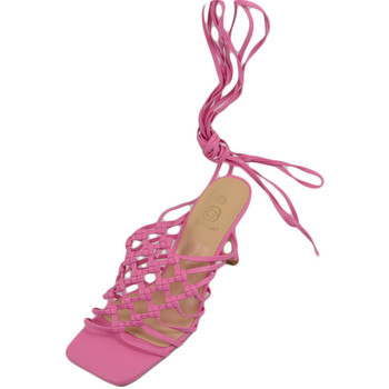 Scarpe Donna Sandali Malu Shoes Sandali donna tacco alto a spillo comodo fucsia fantasia uncine Multicolore