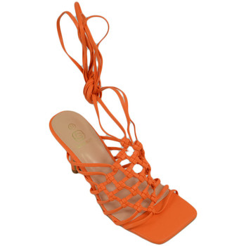 Scarpe Donna Sandali Malu Shoes Sandali donna tacco alto a spillo comodo arancione fantasia unc Multicolore