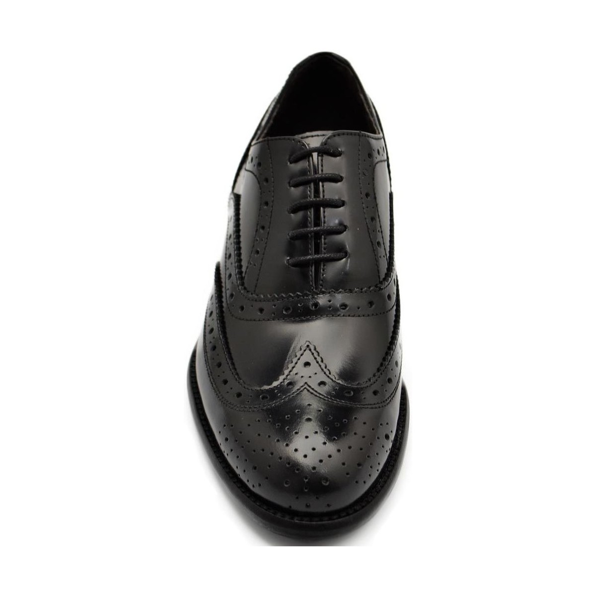 Scarpe Uomo Derby & Richelieu Malu Shoes Scarpe uomo francesina oxford stringata elegante punta ricamo i Nero