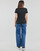 Abbigliamento Donna T-shirt maniche corte Converse STAR CHEVRON TEE Black