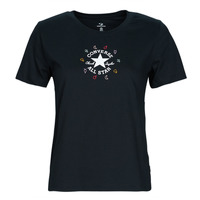 Abbigliamento Donna T-shirt maniche corte Converse CHUCK CRYSTAL ENERGY REGULAR TEE Black