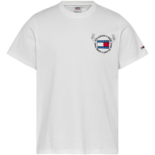 Abbigliamento Uomo T-shirt & Polo Tommy Jeans DM0DM12858 Bianco