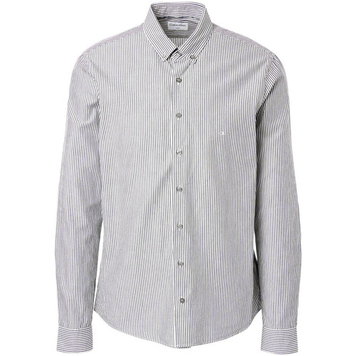 Abbigliamento Uomo Camicie maniche lunghe Calvin Klein Jeans K10K108595 Bianco