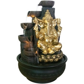 Casa Statuette e figurine Signes Grimalt Carattere Di Ganesha Con La Luce Oro