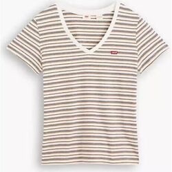 Abbigliamento Donna T-shirt & Polo Levi's ZZ 85341 0030 - PERFECT VNECK-tallulah CAVIAR multicolore