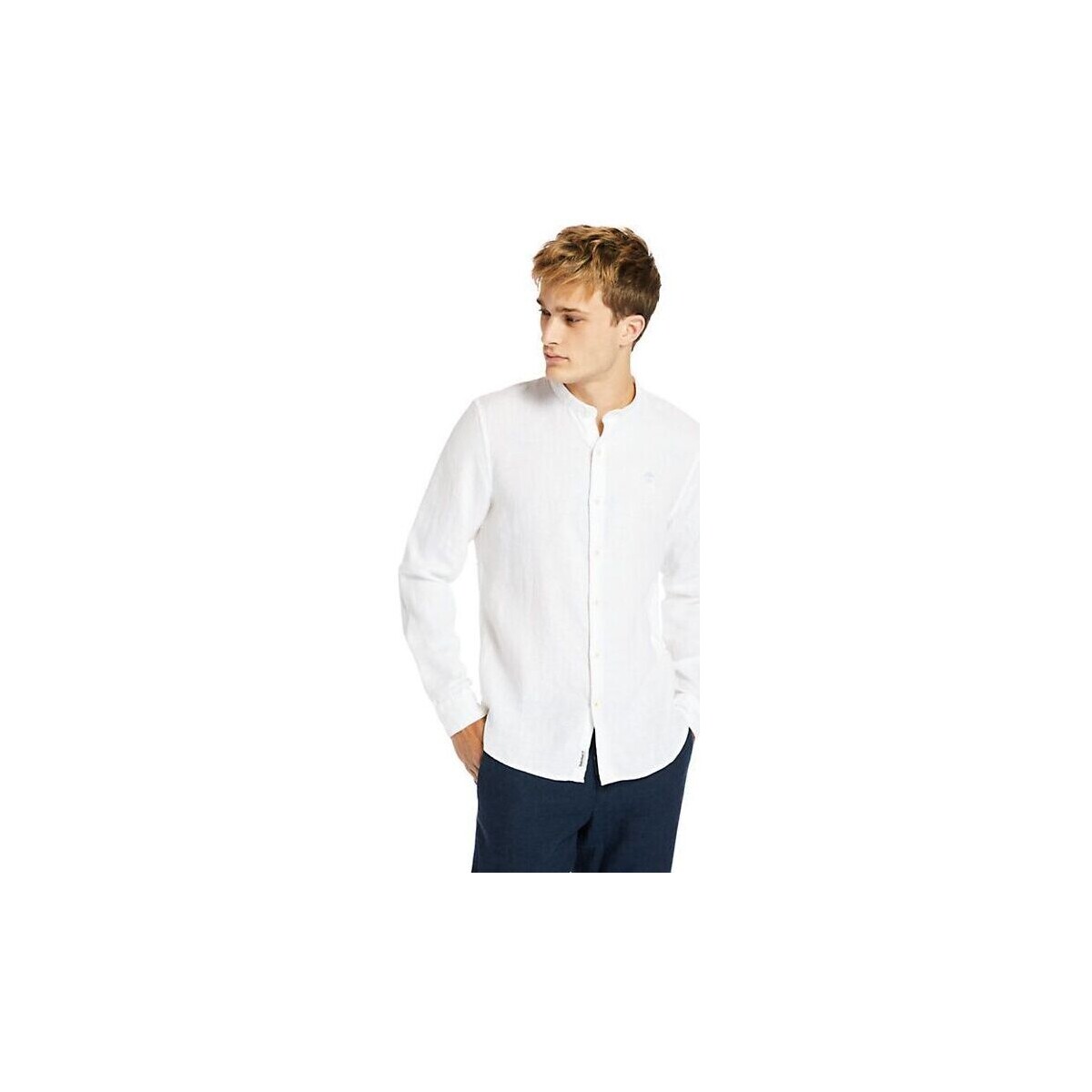 Abbigliamento Uomo Camicie maniche lunghe Timberland TB0A2DC11001 - KOREAN SHIRT-1001 - WHITE Bianco