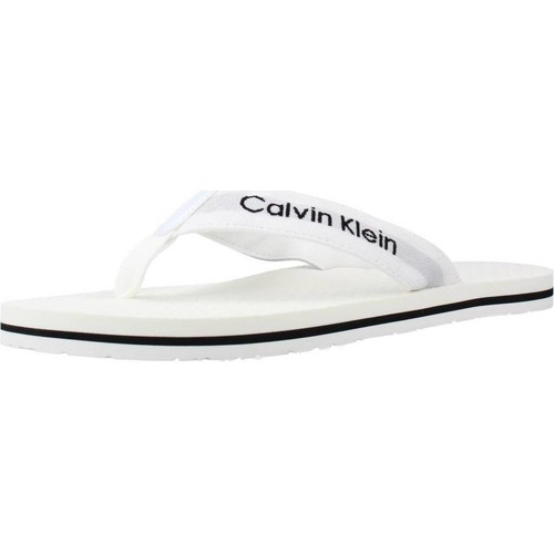 Scarpe Donna Infradito Calvin Klein Jeans HW0HW00865 Bianco