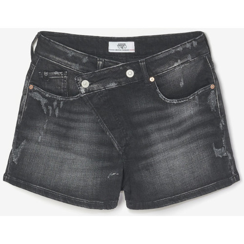 Abbigliamento Donna Shorts / Bermuda Le Temps des Cerises Shorts in jeans MOSTA Nero