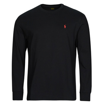 Abbigliamento Uomo T-shirts a maniche lunghe Polo Ralph Lauren K224SC08-LSCNCLSM5-LONG SLEEVE-T-SHIRT Nero / Black