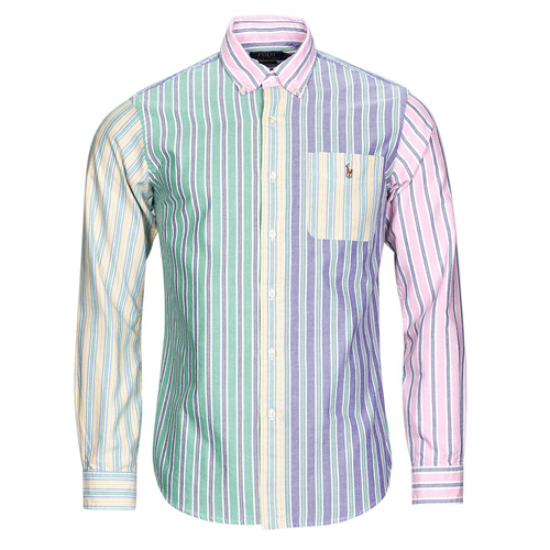Abbigliamento Uomo Camicie maniche lunghe Polo Ralph Lauren Z224SC31-CUBDPPPKS-LONG SLEEVE-SPORT SHIRT Multicolore