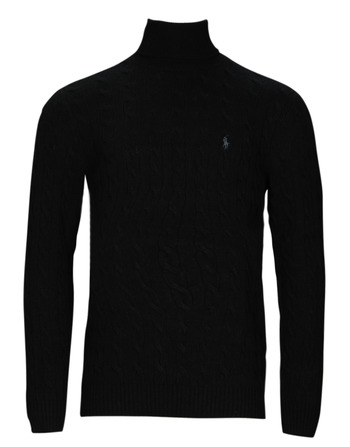 Abbigliamento Uomo Maglioni Polo Ralph Lauren S224SC03-LSCABLETNPP-LONG SLEEVE-PULLOVER Nero / Black