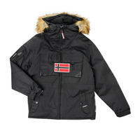 Abbigliamento Bambino Parka Geographical Norway BENCH Nero