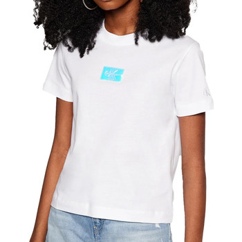 Abbigliamento Donna T-shirt & Polo Calvin Klein Jeans J20J216184 Bianco