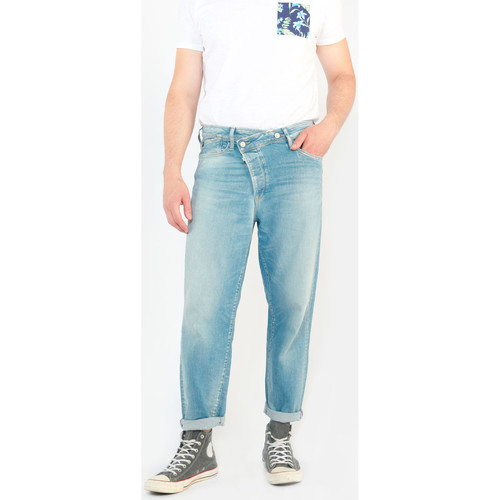 Abbigliamento Uomo Jeans Le Temps des Cerises Jeans loose, taglio largo , 7/8 Blu
